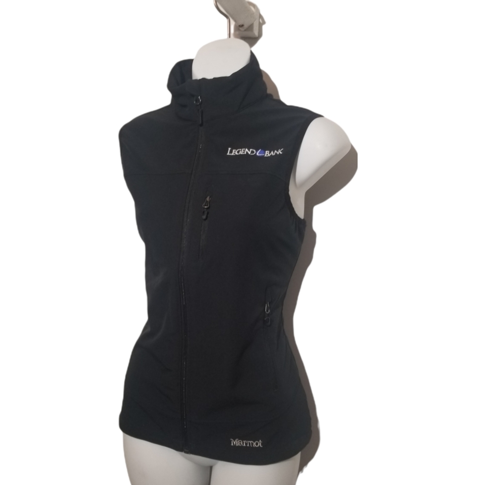 Marmot Tempo Vest Sz Small Nwt Zip up Headphone Port Water repellent